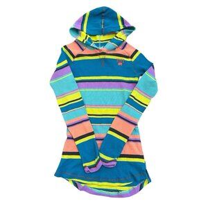 Nike Engineered For World Class Athletes Girls Hooded Shirt Waffle Knit Large